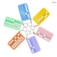 TER Chore Chart Key Chains Schedule Board Keyrings Memo Checklist Board Planner with Slider for Kids