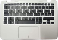 Upper Case for DELL for Inspiron 11 3162 3164 0M61J3 M61J3 0RV8J2 RV8J2 460.0760N.0001 White with Cz