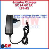 14.6V 2A Pack 4S 14.4V 2 Ampere Charger Adapter
