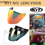 Rainbow KYT Visor Lens Fit For KYT NFJ Helmet KYT NFJ Visor Lens With Bag KYT NFJ Visor Lens KYT Hal