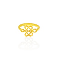 Everlasting Love Knot Ring in 916 Gold by Ngee Soon Jewellery