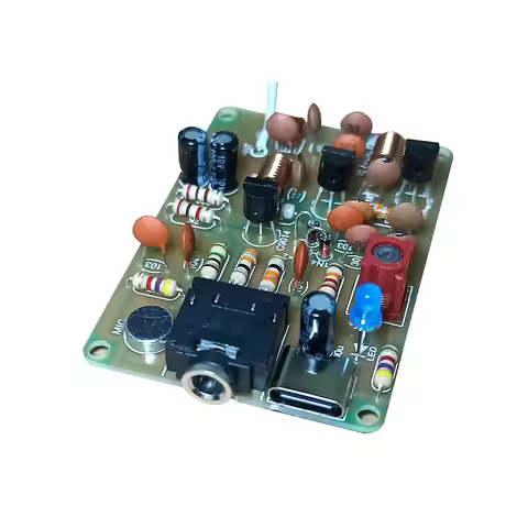 100MW FM Transmitter Module 88-110MHz FM Radio Wireless Microphone TYPE-C MP3 DVD Audio Conversion T