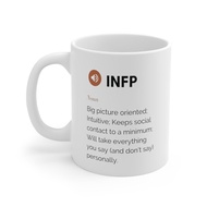 MBTI Definition Cup INFP Personality Test Cup Gift Constellation English Ceramic Ceramic Mug Cup Gif