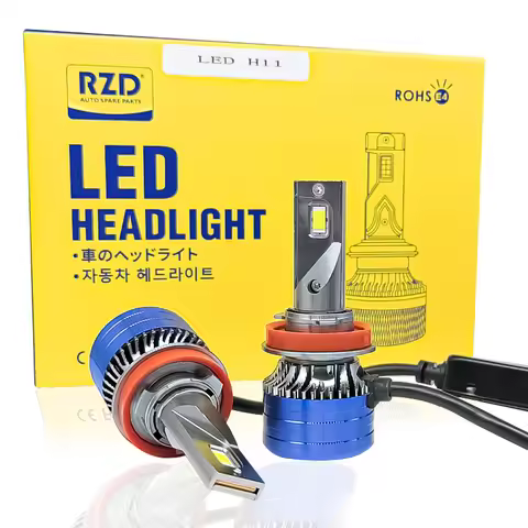 1Pair H7 LED 30000LM Headlights Front Fog Lamp 6000K H1 H4 H11 H3 9005 9006 HB3 HB4 High Power 1200W