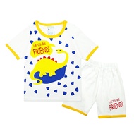 Wakakids Baby Boy Clothes Set with Dino Lets Motif Be Friend Ages 6 - 12 Months 3115