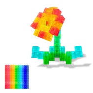 【Direct From Japan】E-TOO Art Block Montessori Educational Toy 【Candy Cube】 Colorful 3D Art for Kids 