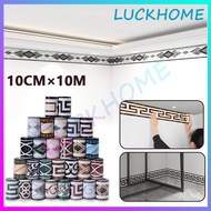 Wallpaper Sticker Border Dinding 10Mx10CM Sticker Border Glossy Wallpaper Sticker Border Premium Emb