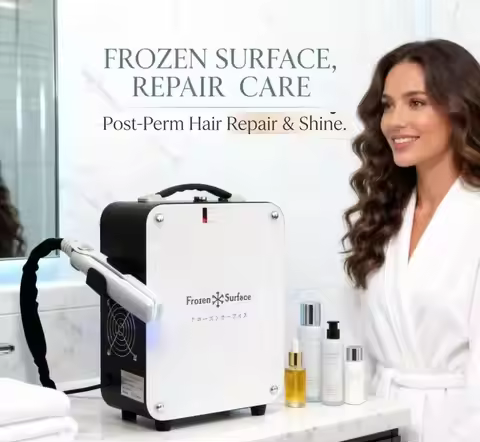 Nano Micro Misting Hair Steamer Professional Surface Ice Pod Cold Salon Care Freeze Treatment Machin