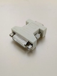 DVI母轉VGA公 / DVI 24+5 / VGA公轉DVI母 轉接頭　DVI-I Female to VGA Male Adapter