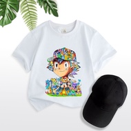 Áo thun trẻ em POKEMON ART áo thun cho bé có big size và size người lớn 4 màu Anam Store