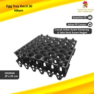 HITAM Plastic egg holder - egg rack - egg tray contains 30 eggs no. 2 Black