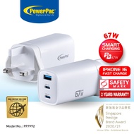 PowerPac 67W Charger Fast Charge, Smart Charge PD67W, Tablet Charger, Smart Phone Charger | TYPE A |