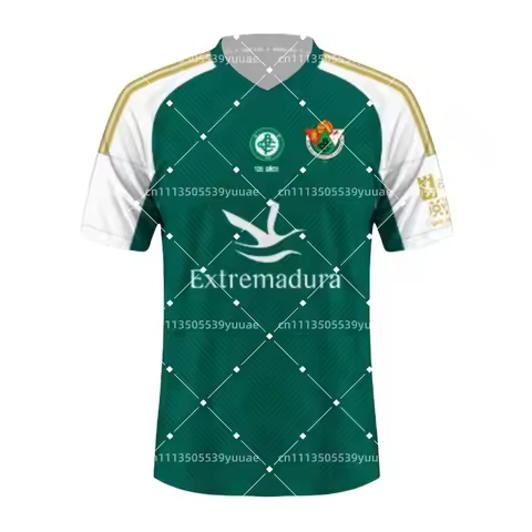 2026 new CP Cacereño soccer Sports Casual T Shirts Men Women Breathable Quick Drying Sweat-absorbing