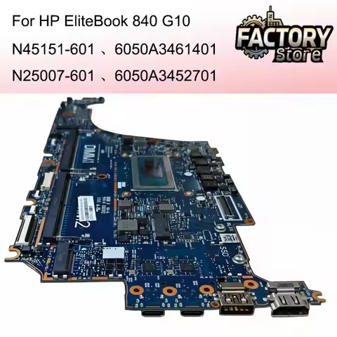 N45151-601 Laptop motherboard For HP EliteBook 840 G10 with CPU i5/i7 13th ,FRU:N25007-601, 6050A346