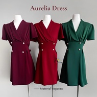 AURELIA DRESS - WOMEN'S MIDI DRESS - CHINESE NEW YEAR CASUAL PARTY DRESS