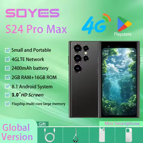 SOYES S24 Pro Max 4G Mini Smartphone 3-inch Linglong Body 2400mAh Large Battery 2GB RAM+16GB ROM Fac