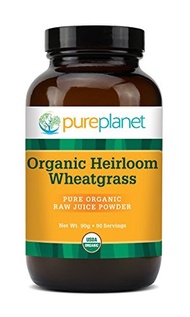 [USA]_Green Kamut Pure Planet Heirloom Wheatgrass Powder Organic, 90 Gram