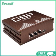 จัดส่งฟรี [มาถึงภายใน 3 วัน] 4x50W Car DSP ตัวประมวลผลเสียงดิจิตอลสนับสนุนแอพควบคุม DSP เครื่องขยายเ