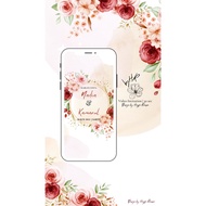 KAD DIGITAL KAHWIN/AQIQAH/BIRTHDAY (MP4 VIDEO FORMAT + PDF + IG FB FORMAT)