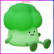 Cute Broccoli Night Light Children LED Sleep Lamp Toddler Decoration Cartoon Baby Bedside Lamp Accom