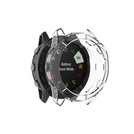 for Garmin Fenix 6X Pro Case, Silicone Case with Screen Protector for Garmin Fenix 6X Pro/6X Pro Solar/6X Sapphire