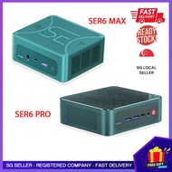 Beelink SER6 MAX Mini PC, AMD Ryzen 7 7735HS (8C/16T,up to 4.75GHz), Mini Computer W11 Pro, 32GB DDR
