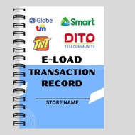 ELOAD TRANSACTIO RECORD NOTEBOOK