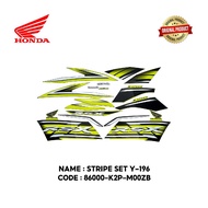 100% Original Honda RS-X 150 RSX 150 BodySet Stripe Set Sticker Y196 Blue Lemon Yellow 86000-K2P-M00