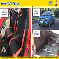 Superstar Cushion Perodua Aruz PU Luxury Leather Seat Cover