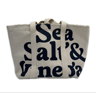 กระเป๋าผ้าใบ Seasalt.and.vinegar - Vacay Tote (มีขายจัดเซ็ทกับพวงกุญแจโครเชต์)