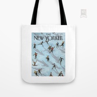 The New Yorker WAITING FORTY 2018 Tote Bag Canvas HK14