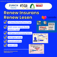 Renew Insurancs Motosikal / Kereta 3rd Party