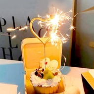 $35/2 包郵 生日 蠟燭 生日蠟燭 生日打卡蠟燭 Birthday firework candle 派對用品 周年紀念 生日 情人節 蛋糕裝飾 仙女棒 仙女棒蠟燭