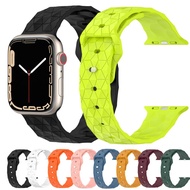 Soccer silicone Watch Strap Band For Apple Watch S9/8/7/6/5/4/3/2/1 SE2 ULTRA KD19PRO breathable sof