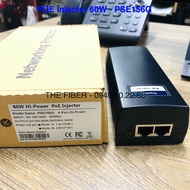 Adapter POE 54V-60W 2 Port(1 Data in+ 1 Data PoE Out) tốc độ 10/100/1000 Gigabit KMEtech PSE156G