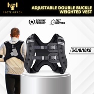 Adjustable Double Buckle Weighted Vest – Fitness Training Vest for Home & Sports Workout