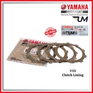 100% ORIGINAL YAMAHA Y15 V1 V2 Y15ZR CLUTCH PLATE (4 PCS) 2PV-E6321-00 15ZR YSUKU LINING FRICTION PL