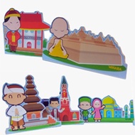 Nobie 2D Model House of Worship (educational wooden toy)