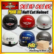 MHR III Original Helmet Half Cut Steng Kura Helmet (All Packing In Box) Topi Keledar 3 Butang