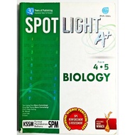 (Preloved) SPM Spotlight A+ Biology Form4•5 KSSM Pentaksiran Baharu Pan Asia reference book buku ruj