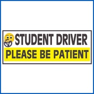◜ ✫ ┏ New Driver Waterproof Sticker Lady Driver Sticker Student Driver Stickers For Cars Decal Sign