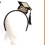 Graduation Hair Accessories Mini Cap Flow Headband Headwear