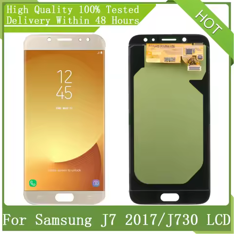 5.5"New SUPER AMOLED LCD For Samsung J7 Pro 2017 J730 J730F LCD Display Touch Screen Digitizer Assem