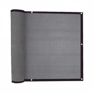 Ship From Selangor Grey Color Balcony Sun Shade Net Balcony Privacy Fence Awnings Cover
