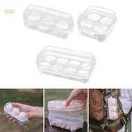 【KUKU*】 Eggs Carrier Eggs Container 3 Grid 4 Grid 8 Grid Eggs Slot Tray Shockproof Box
