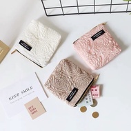 SB2 Rose Wallet Women's Small Niche Design New Year Coin Purse Coin Bag High-End Zipper Style