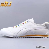 2023 Onitsuka Tiger Shoes 6-6 Outdoor Shoes for Men's Shoes Women's Casual Rice White Blue Red Leather Soft Soles C