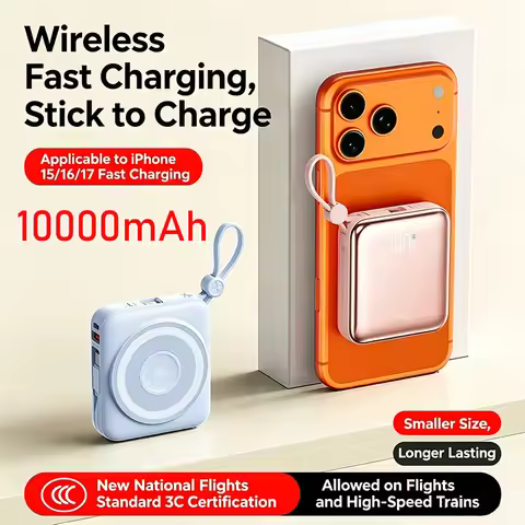 Power Bank Magnetic 10000mAh Portable Wireless Fast Charging Power Bank for Magsafe for iPhone Huawe