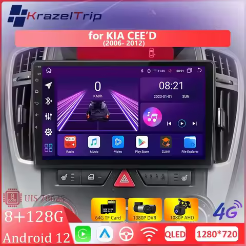 9” Android 12 Car Stereo for KIA CEED CEE'D 2006 2007 2008 2009 2010 2011 2012 Car Radio Multimedia 