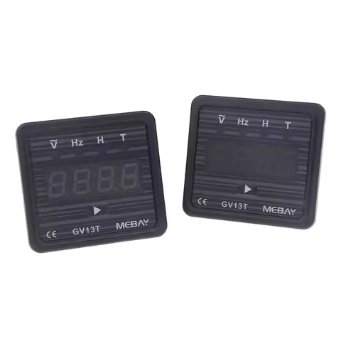 GV13T Diesel Generator Digital Display Voltmeter Frequency Hour Test Panel Meter AC220V AC380V with 